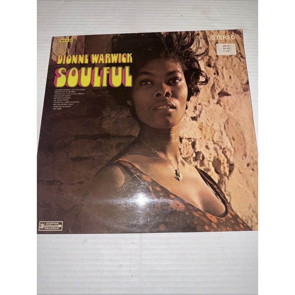 Dionne Warwick Soulful Vinyl LP Scepter Records SRM/SPS-573